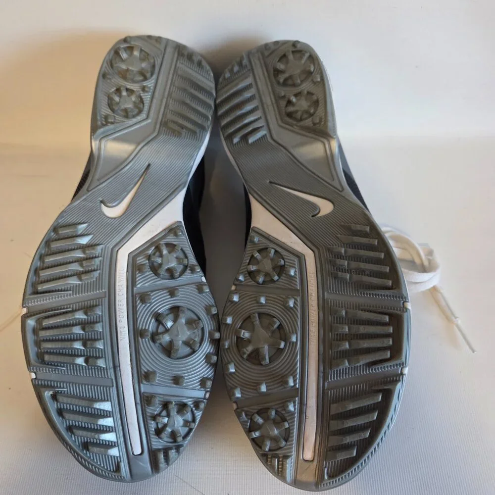 Nike Womens Hyperfuse Lunarlon 483325-001 Black Golf Soft Cleats Shoes Size 8.5 - Picture 10 of 13
